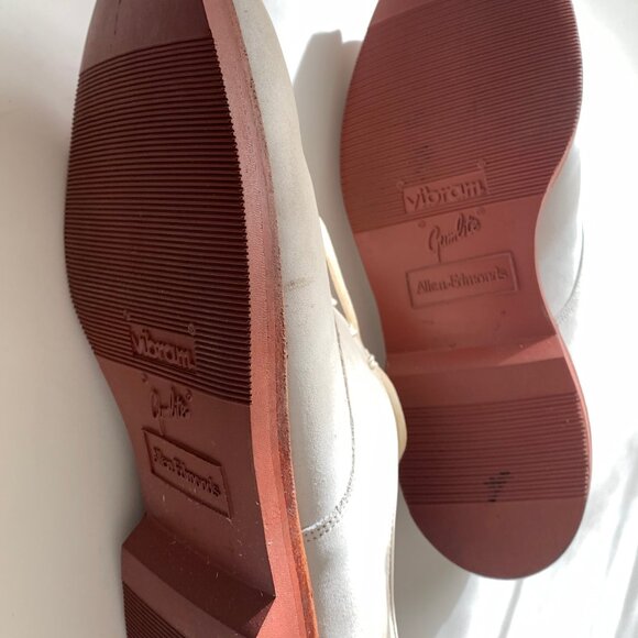 Allen Edmonds white bucks (Suede?) men's shoes, size 10-1/2 - Picture 9 of 12